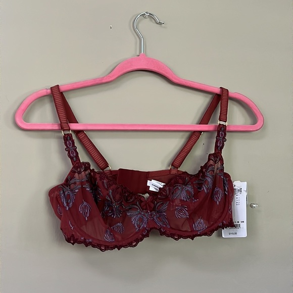 Chantelle Champs Elysees Unlined Lace Demi Bra - Picture 4 of 10